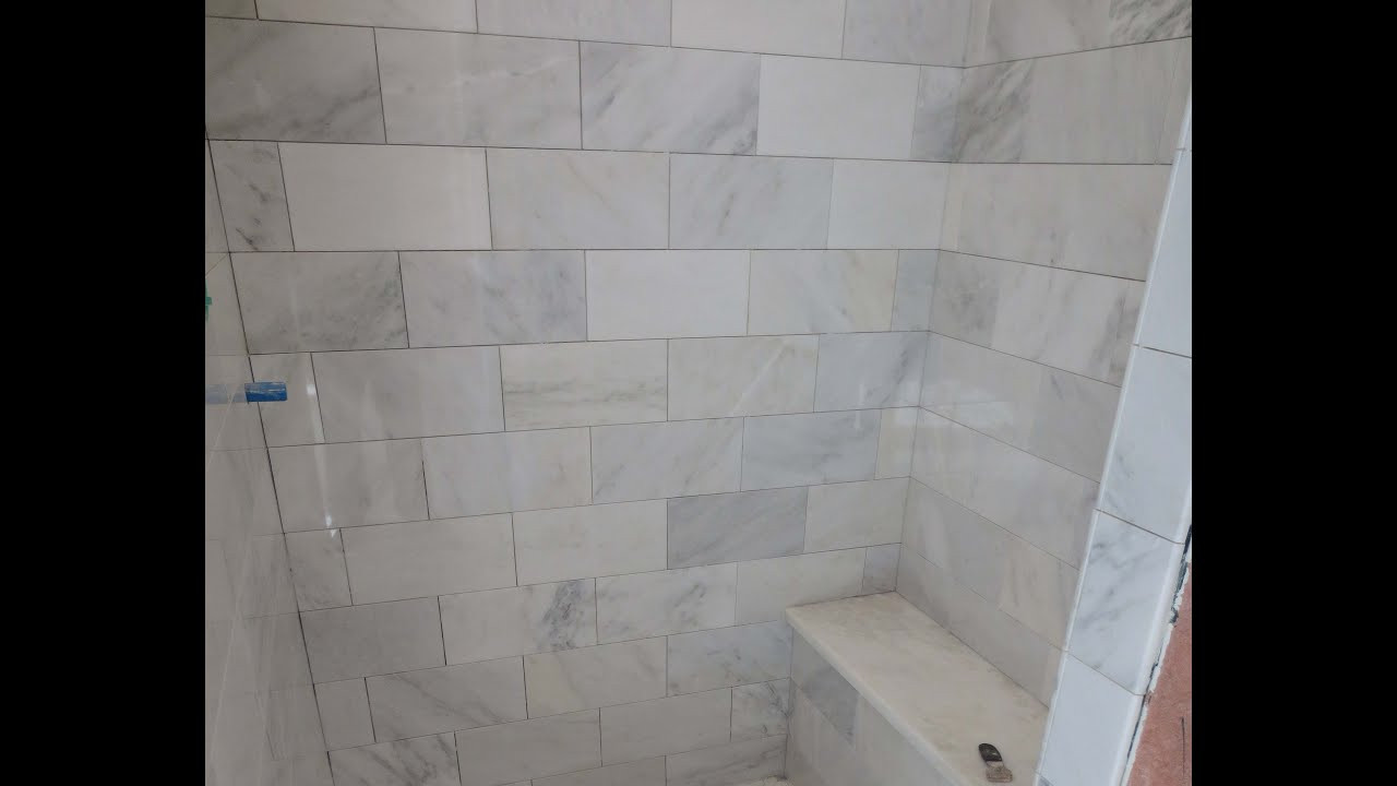 Marble Bathroom Tile
 Marble Carrara Tile bathroom Part 3 close up look
