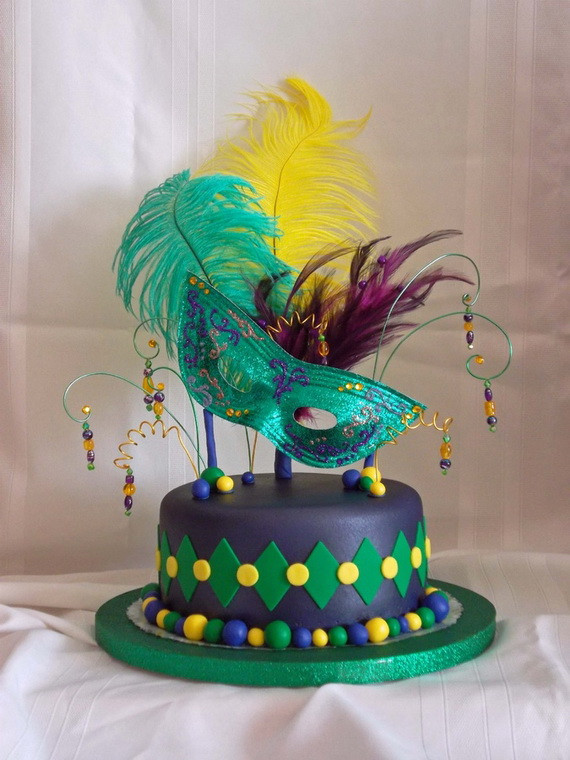 Mardi Gra Birthday Cake
 60 Mardi Gras King Cake Ideas family holiday guide