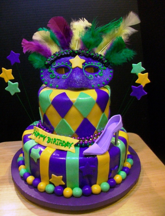 Mardi Gra Birthday Cake
 Mardi Gras King Cake Recipes — Dishmaps