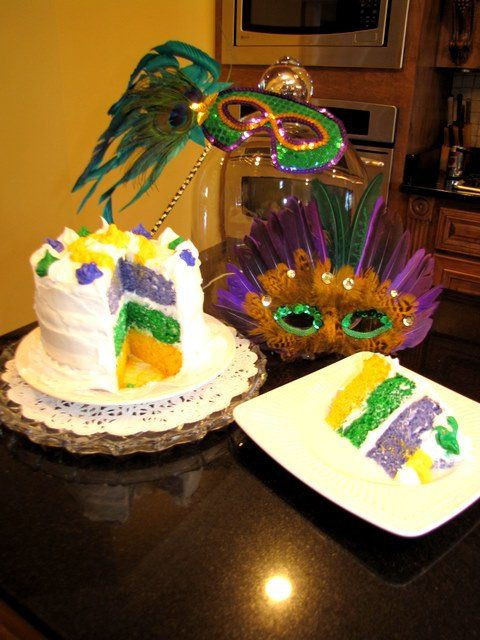 Mardi Gra Birthday Cake
 Mardi Gras cake I AM A PROUD CAJUN GIRL