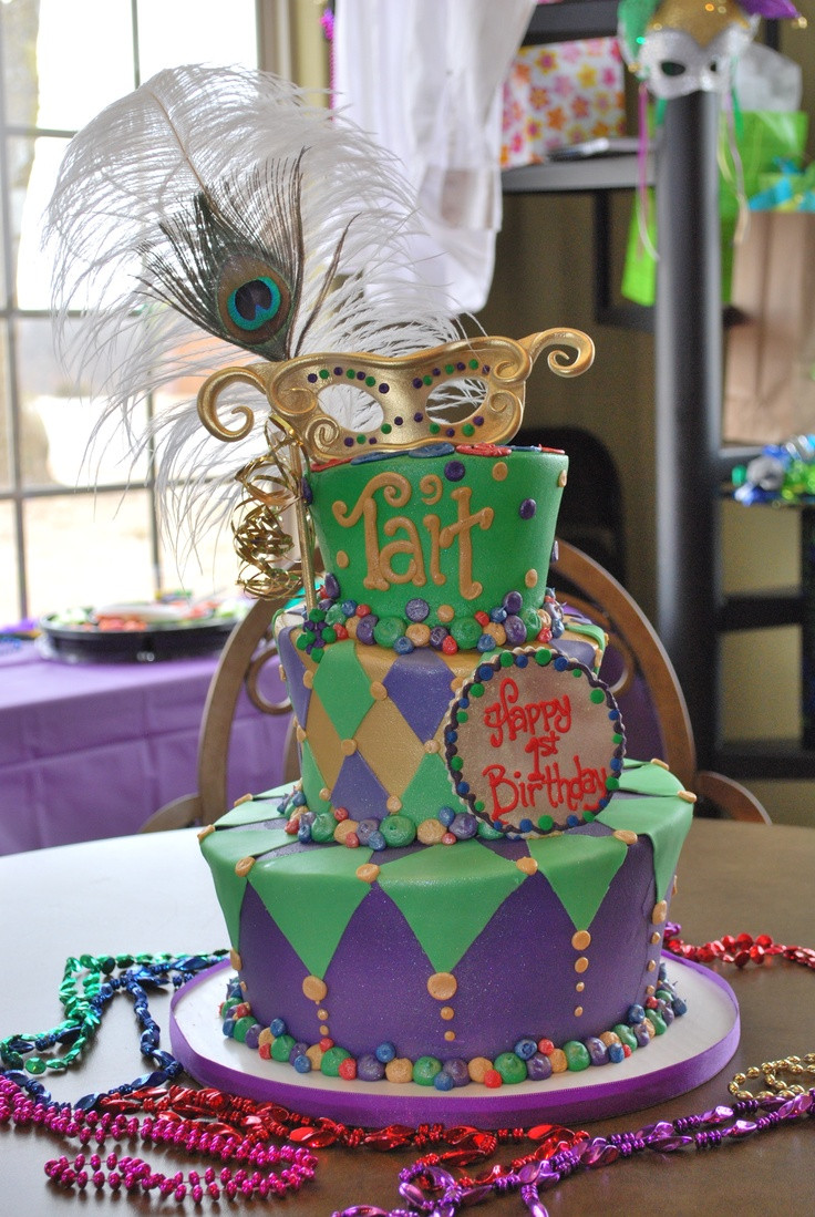 Mardi Gras Birthday Cake
 20 best Mardi gras theme night images on Pinterest