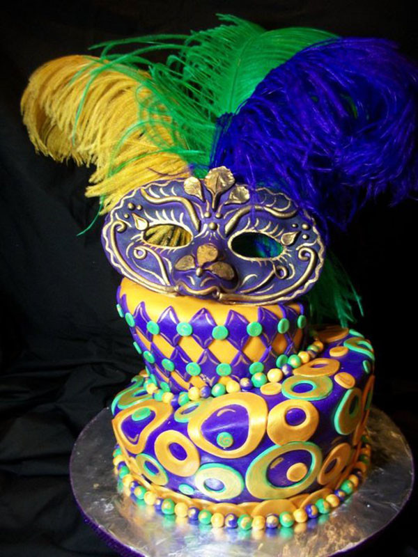 Mardi Gras Birthday Cake
 Lovely Mardi Gras Treats B Lovely Events