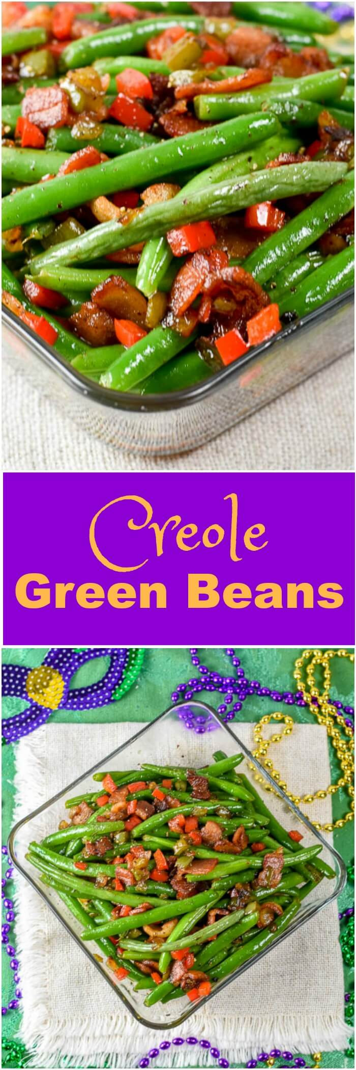 Mardi Gras Side Dishes
 Creole Green Beans Flavor Mosaic