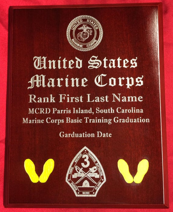 Marine Graduation Gift Ideas
 Items similar to Marine Corp Basic Training Gift