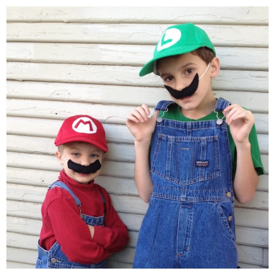 Mario And Luigi DIY Costumes
 DIY Mario and Luigi Costumes Maker Mama