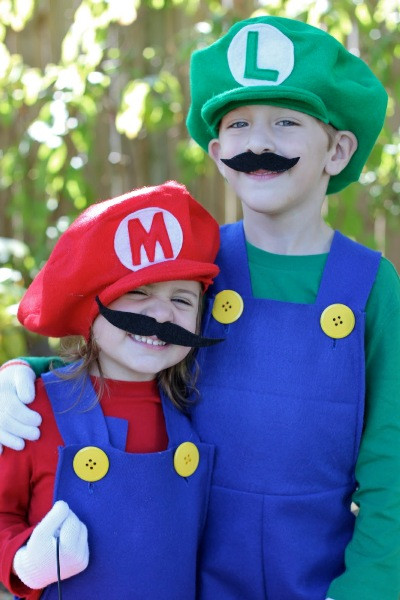 Mario And Luigi DIY Costumes
 Top 10 Halloween costumes for kids