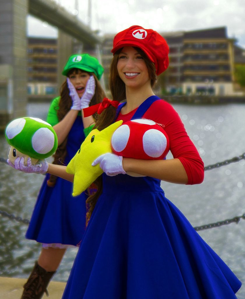 Mario And Luigi DIY Costumes
 30 Last Minute Halloween Costume Ideas Using a Blue Dress