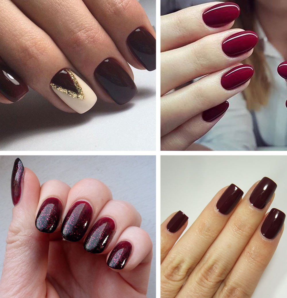 Maroon Nail Ideas
 Best Burgundy Nails 45 Nail Designs for Different Shapes