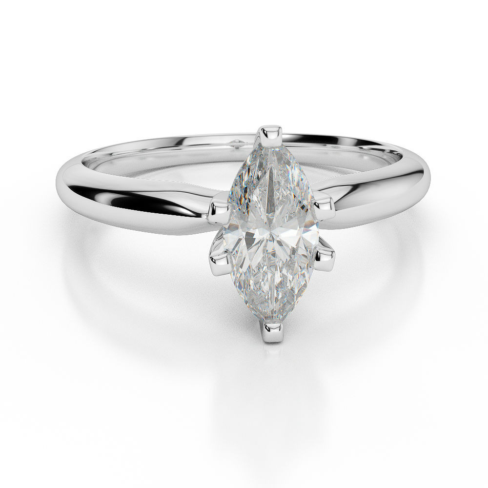 Marquise Cut Diamond Engagement Ring
 MARQUISE CUT DIAMOND RING WEDDING 1 63 CT VS1 8 PRONG SET