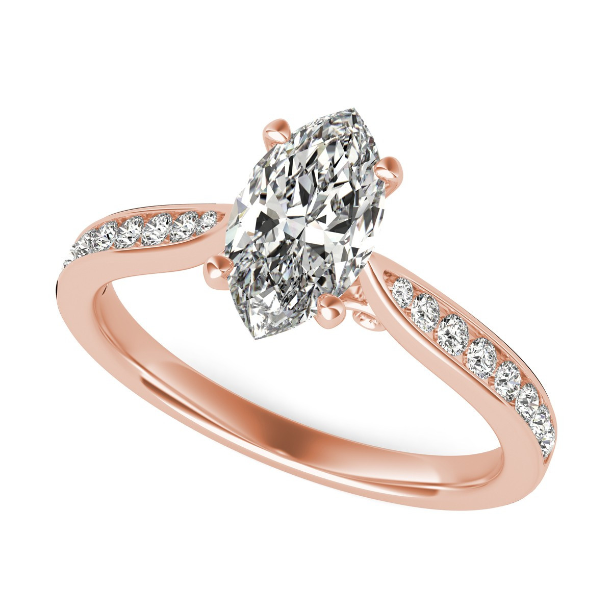 Marquise Cut Diamond Engagement Ring
 Diamond Engagement Ring Marquise Cut SKU MA0048