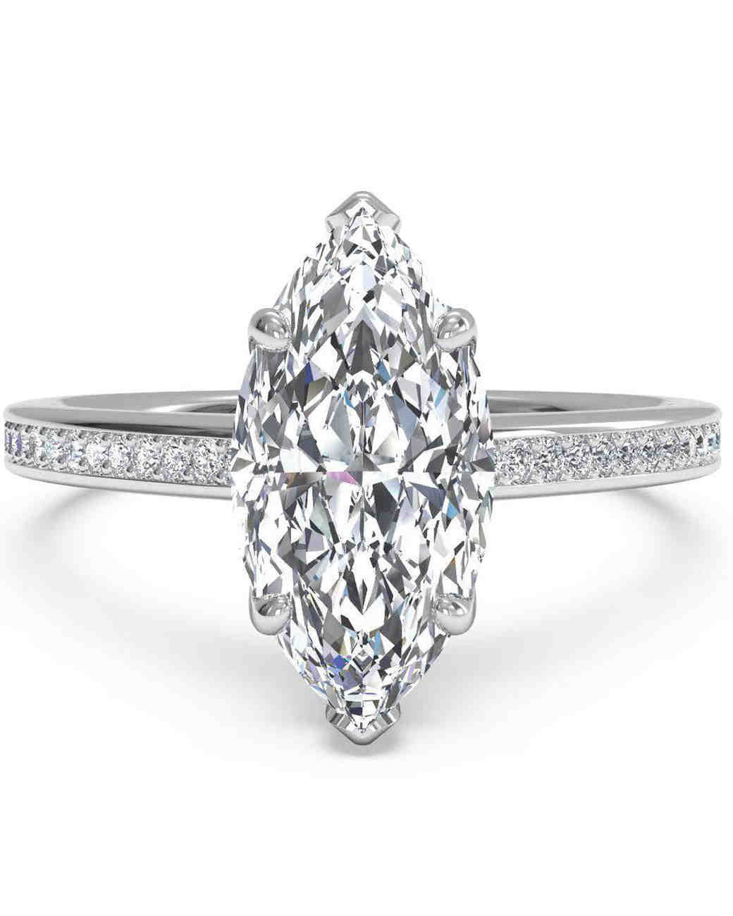 Marquise Cut Diamond Engagement Ring
 Marquise Cut Diamond Engagement Rings