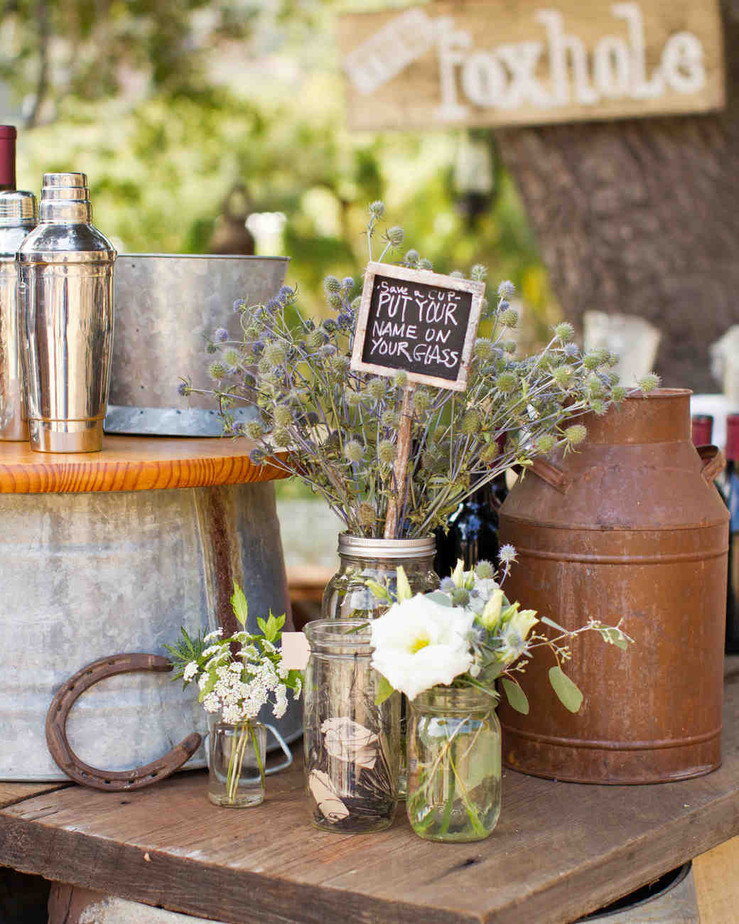 Martha Stewart Wedding Decorations
 A Vintage DIY Rustic Wedding on a Ranch in California