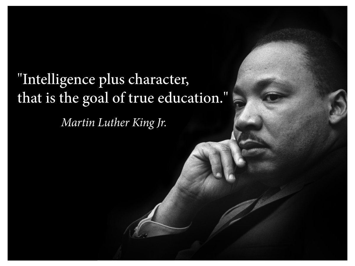 Martin Luther King Jr Quotes About Education
 Martin Luther King Jr Poster famous inspirational quote