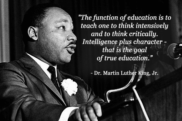 Martin Luther King Jr Quotes About Education
 learning twice Dr Martin Luther King Jr Day 2014