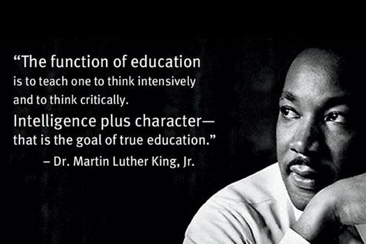 Martin Luther King Jr Quotes About Education
 Absurdities of the 5th Decade