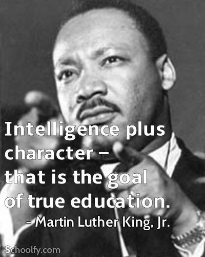 Martin Luther King Jr Quotes About Education
 Character quotes The o jays and Martin luther on Pinterest