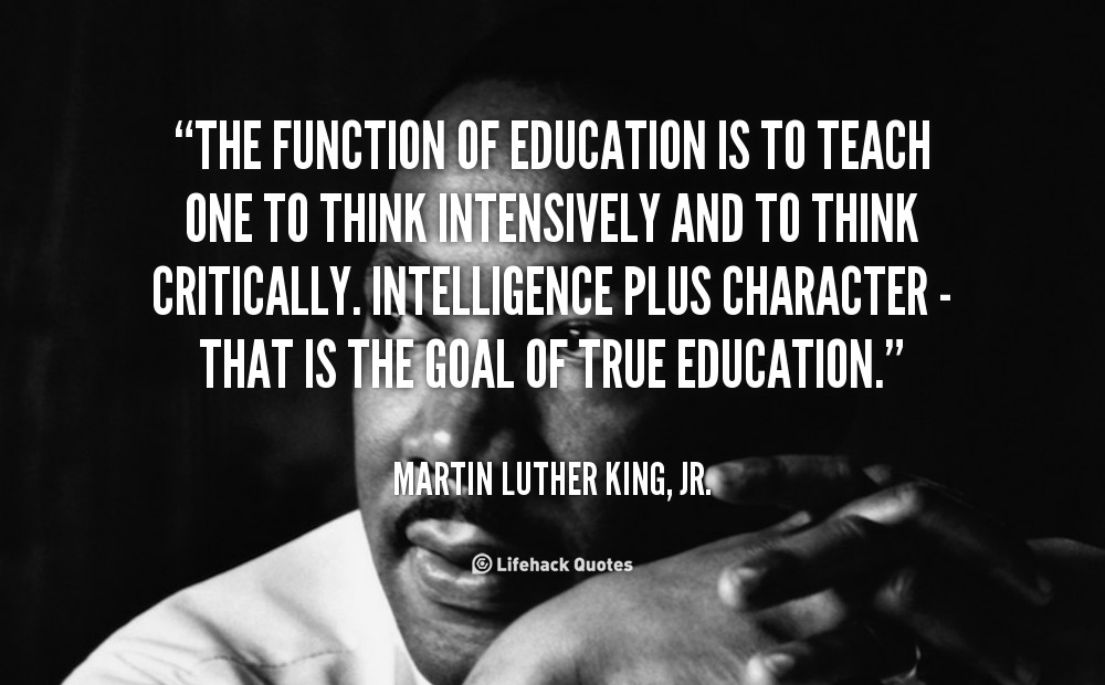 Martin Luther Quotes On Education
 Martin Luther King Jr Quotes Education QuotesGram