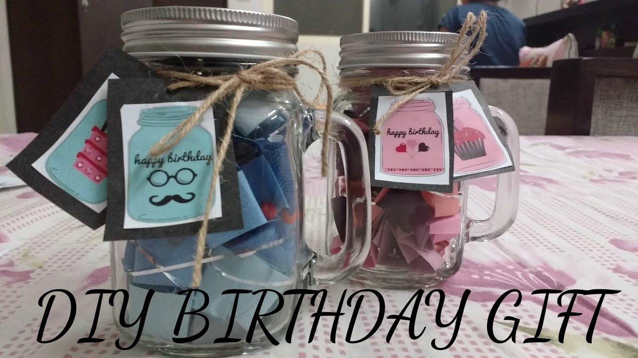 Mason Jar Birthday Gift Ideas
 DIY birthday t Mason jar