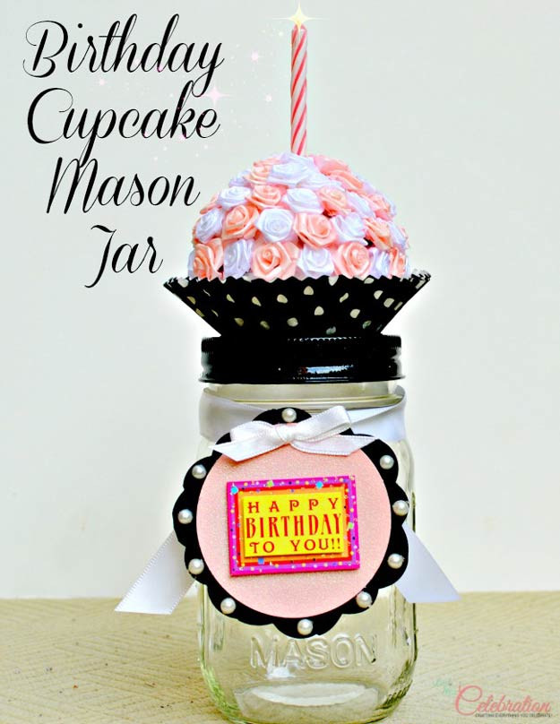 Mason Jar Birthday Gift Ideas
 53 Coolest DIY Mason Jar Gifts Other Fun Ideas in A Jar