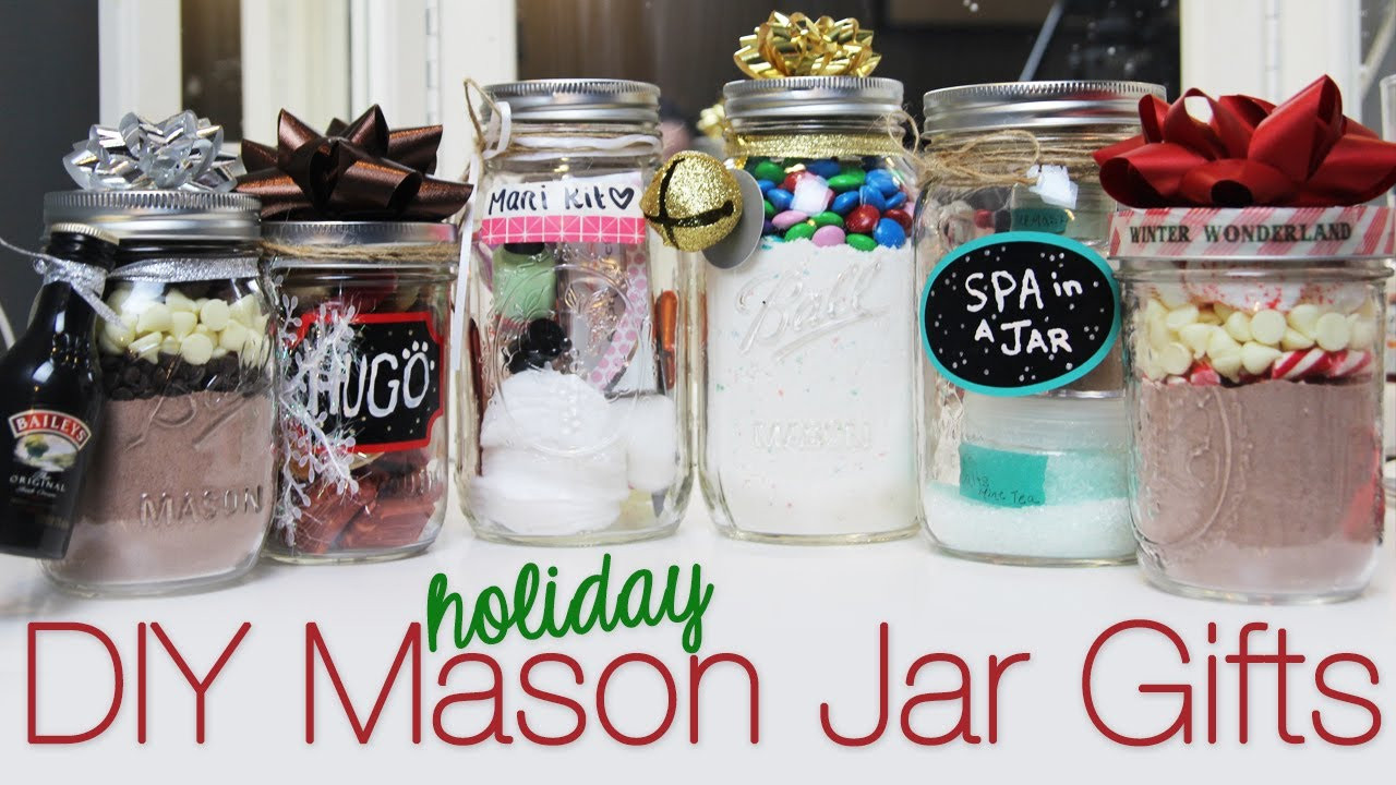 Mason Jar DIY Gifts
 DIY HOLIDAY MASON JAR GIFT IDEAS on The Hunt