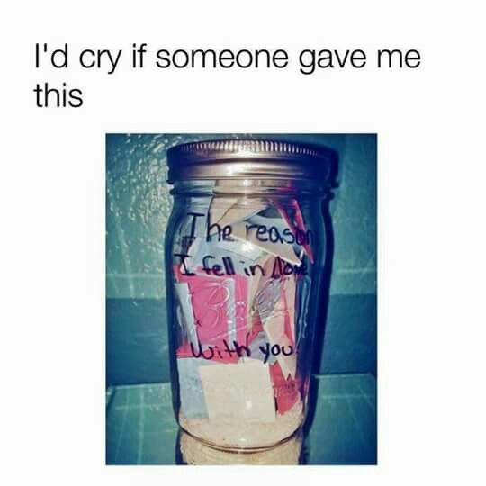 Mason Jar Gift Ideas For Boyfriend
 Reasons I fell in love mason jar t for significant