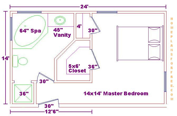 Master Bathroom Size
 Foundation Dezin & Decor Bathroom plans & views