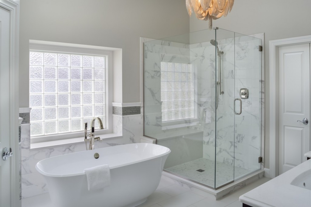 Master Bathroom Tub
 Leawood Lifestyle Magazine Features Our Project