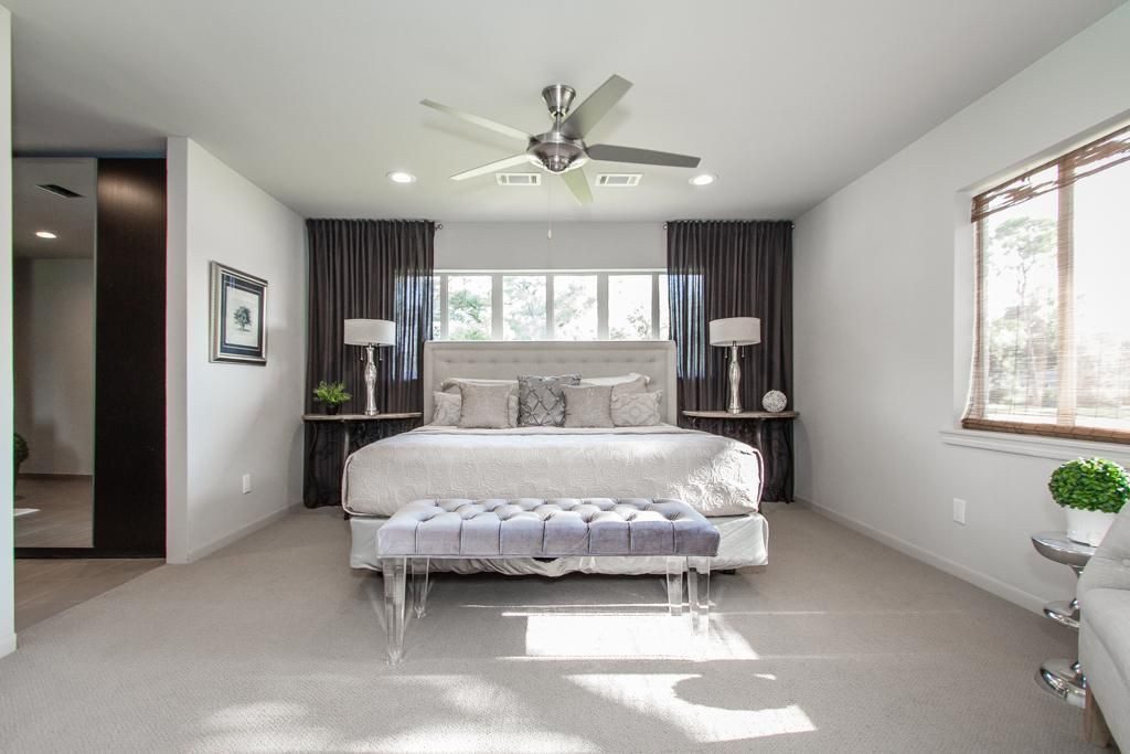 Master Bedroom Ceiling Fans
 Master Bedroom with Ceiling fan & Carpet in Houston TX