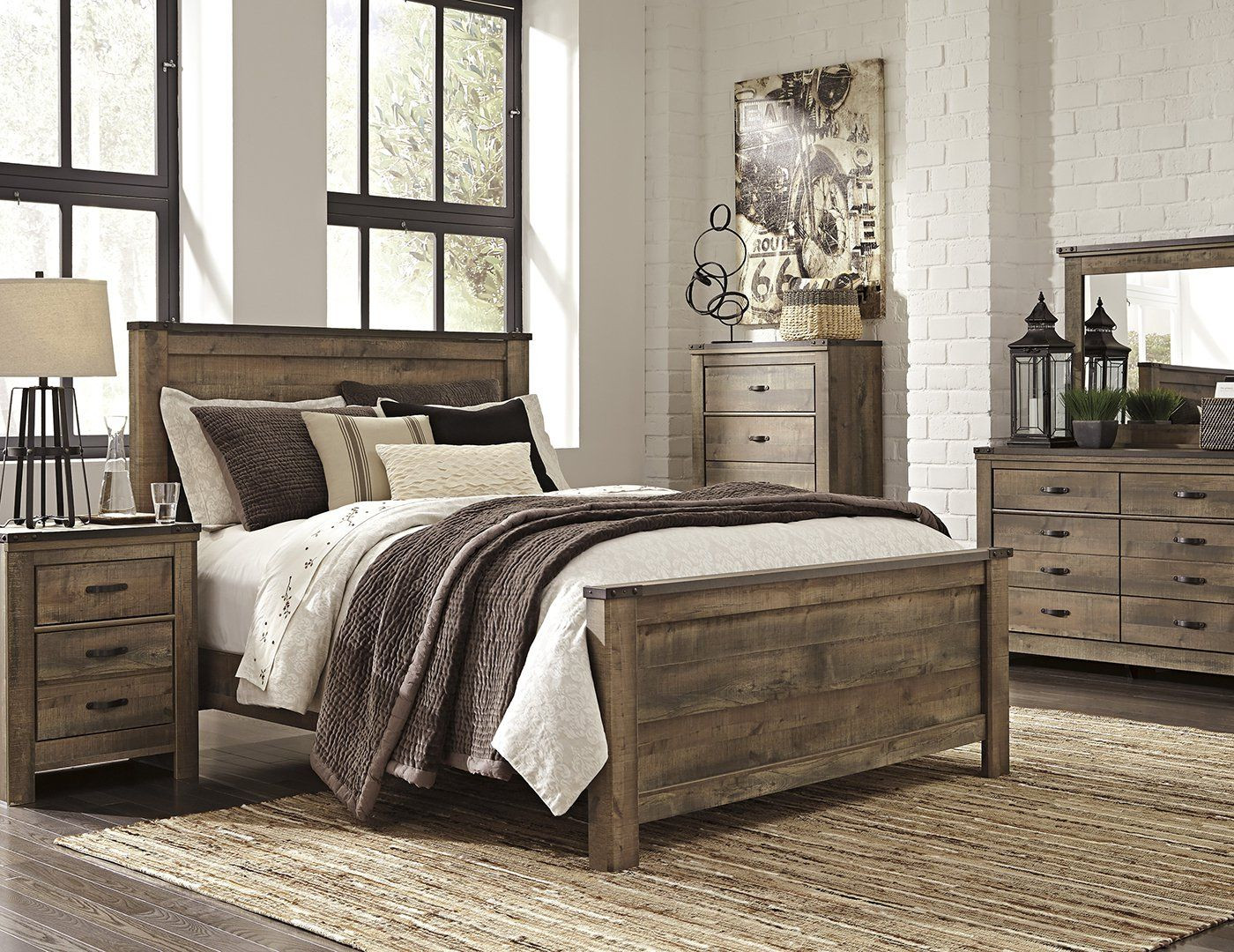 Master Bedroom Sets King
 Trinell 5 pc King Bedroom Set