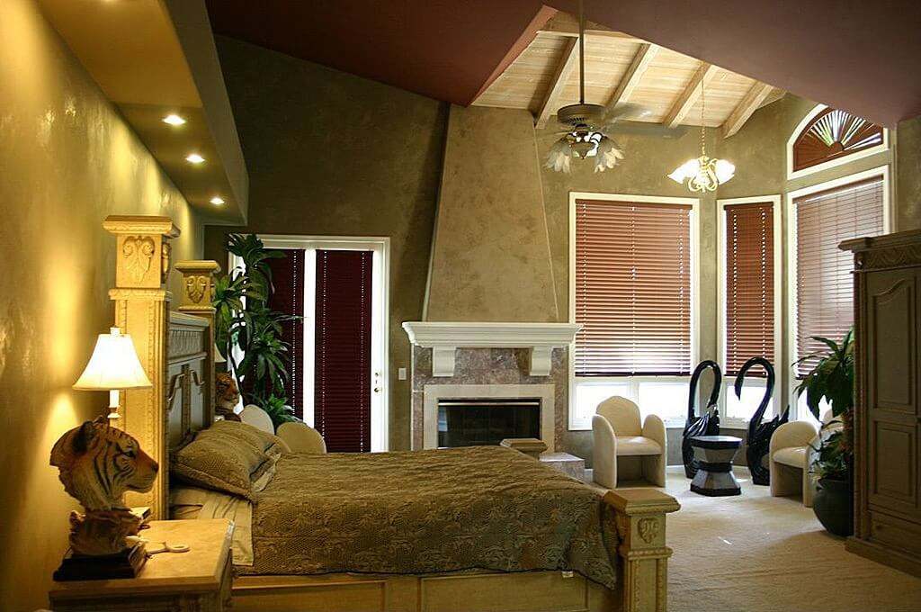 Master Bedroom Wallpaper Accent Wall
 138 Luxury Master Bedroom Designs & Ideas s Home