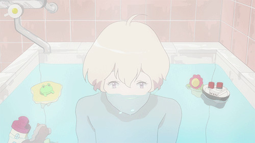 Masterbating In Bathroom
 anime kawaii bath bathtub anime Haru loop kawaii
