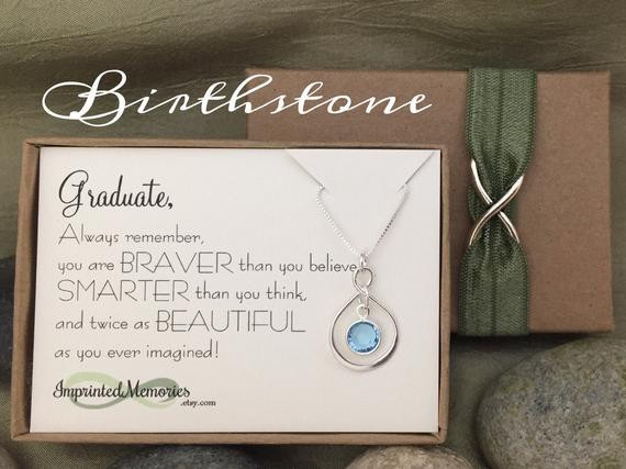 Masters Graduation Gift Ideas For Her
 GRADUATE Graduation Gifts for Her Sterling Silver Birthstone