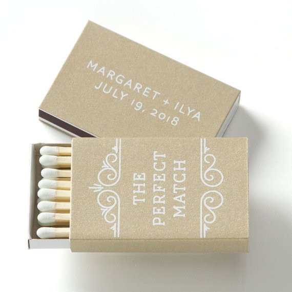 Matchbook Wedding Favors
 Wedding Favours that Your Guests Actually Want – Triangle