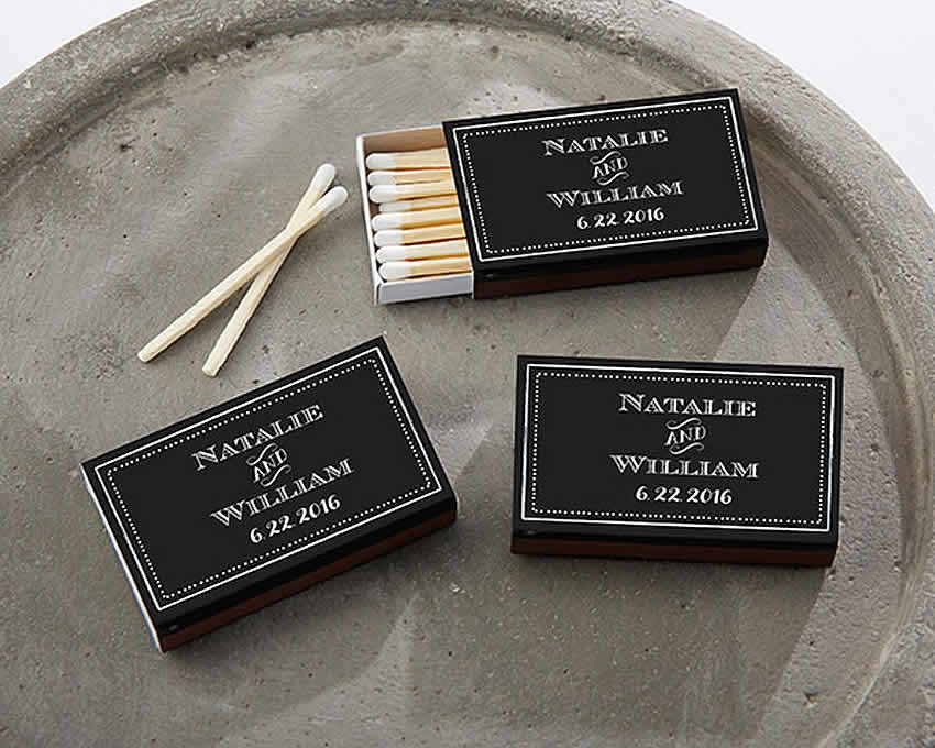 Matchbook Wedding Favors
 Custom Matchbooks English Chalk Wedding Matches Favors