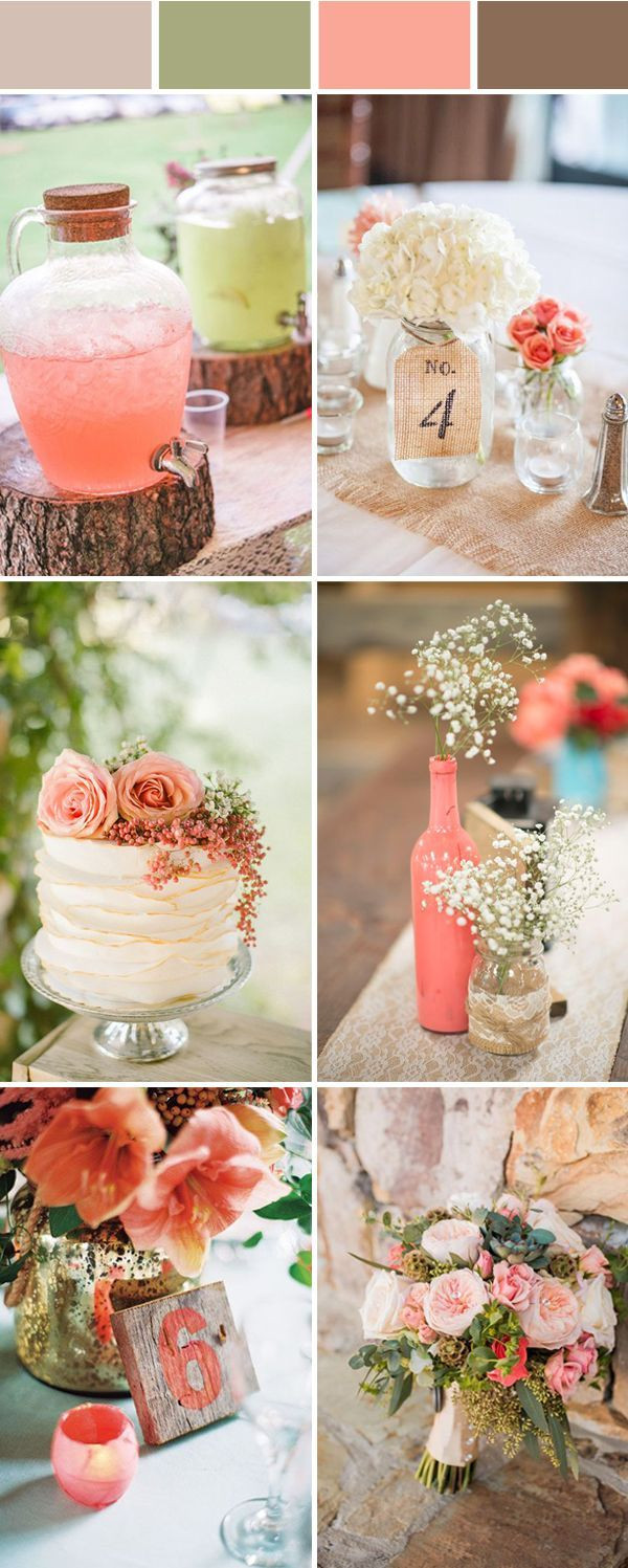 May Wedding Colors
 25 bästa idéerna om Coral wedding colors på Pinterest