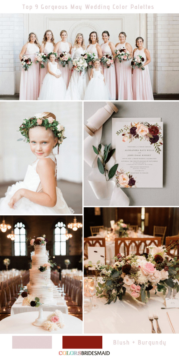 May Wedding Colors
 Top 9 May Wedding Color Palettes for 2019 ColorsBridesmaid