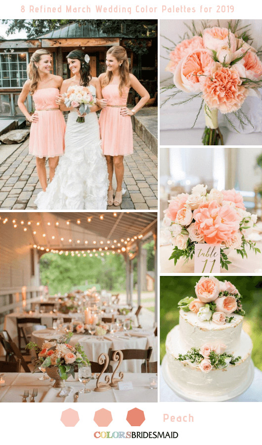 May Wedding Colors
 8 Refined March Wedding Color Palettes for 2019