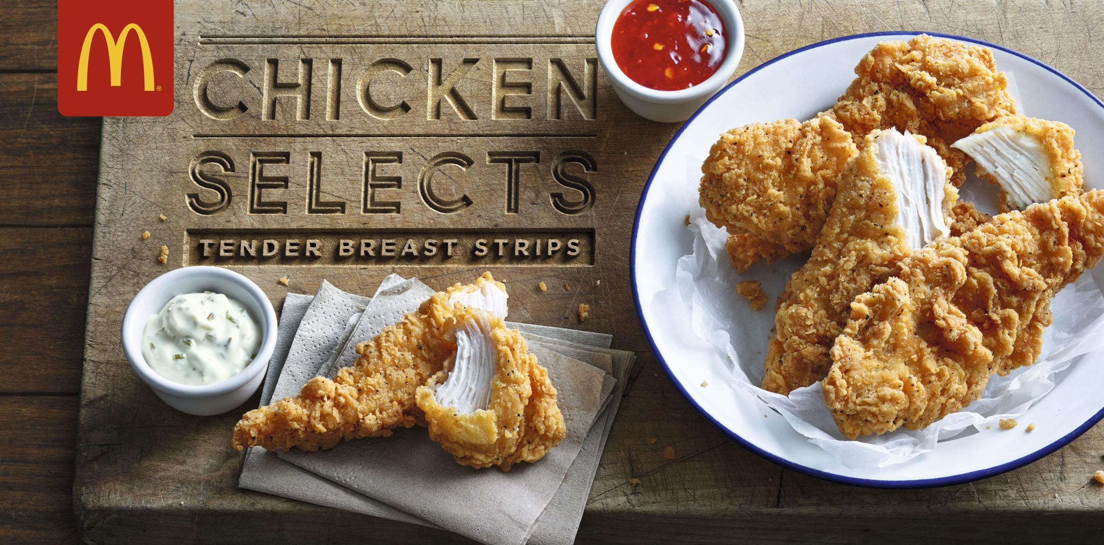 Mcdonald'S Chicken Sandwiches
 McDonald s Outdoor Advert By Leo Burnett Chicken Selects