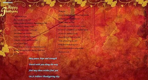 Meaning Of Thanksgiving Quotes
 Thanksgiving Military Quotes QuotesGram