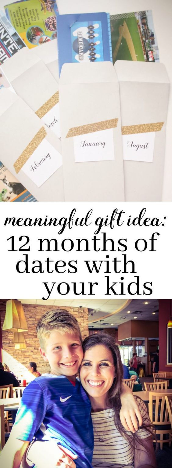 Meaningful Gifts For Kids
 Experience Gift Idea 12 Months of Pre Planned "Dates