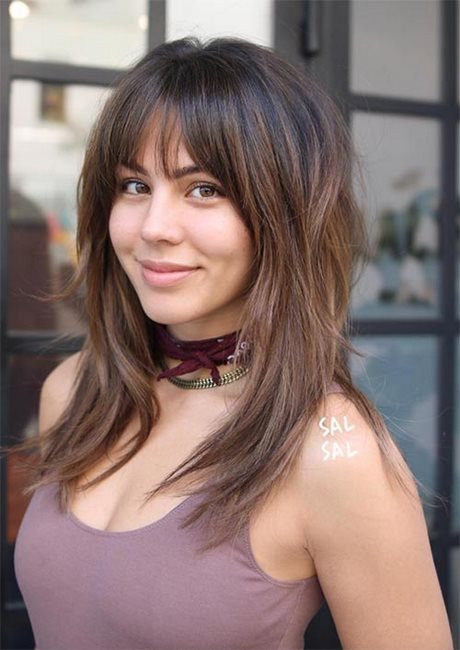 Medium Hairstyles For Women With Bangs
 Medium length cuts with bangs