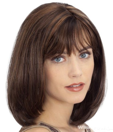 Medium Hairstyles For Women With Bangs
 Pin on LOOKING GOOD