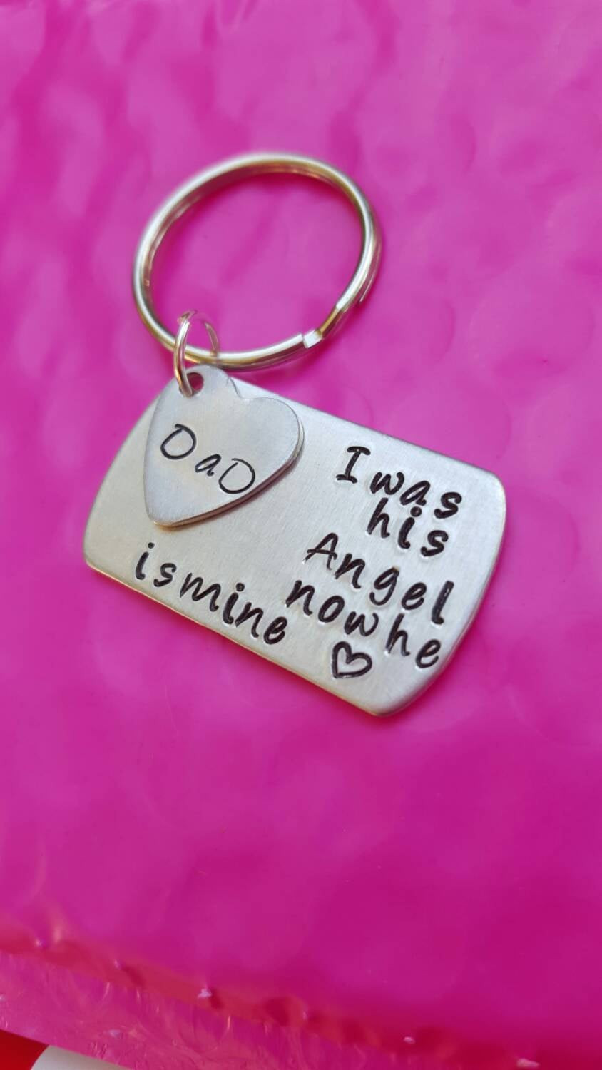 Memorial Gift Ideas For Loss Of Father
 Dad Memorial Keychain Loss of Father Sympathy Gift To