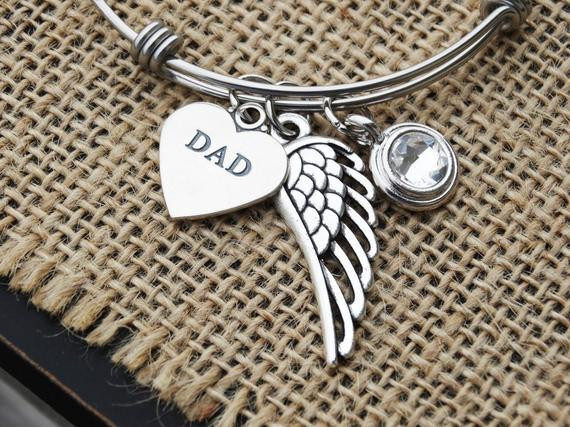 Memorial Gift Ideas For Loss Of Father
 Memorial Jewelry Loss of Dad Memorial Gift by