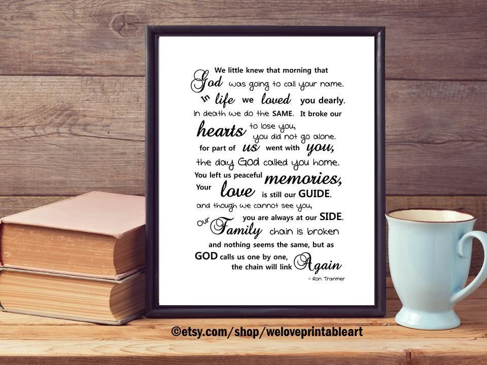 Memorial Gift Ideas For Loss Of Father
 In Memory of Mom In Memory of Dad Sympathy Gift In Memory