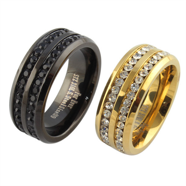 Men And Women Wedding Ring Sets
 gold crystal his and her promise ring sets wedding rings