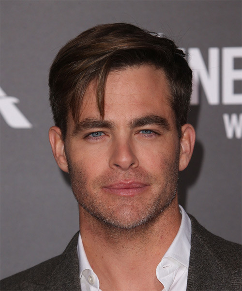 Men Prom Hairstyles
 Chris Pine Short Straight Brunette Hairstyle