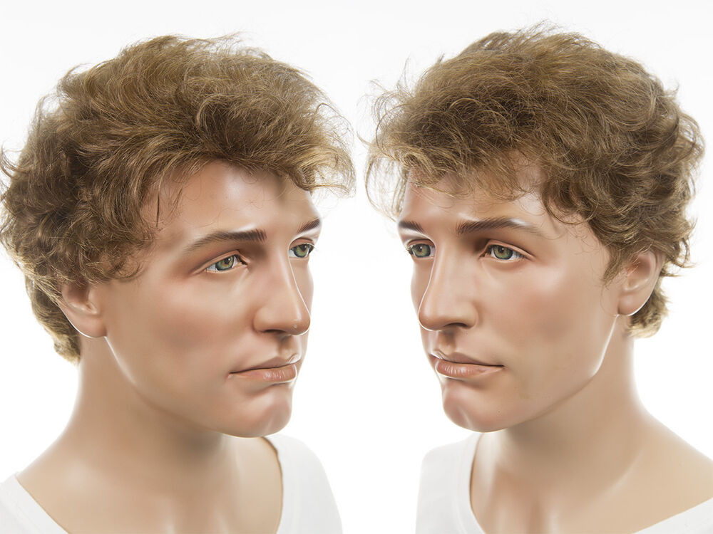 Men'S Medium Haircuts
 Medium Blonde Grey Brunette Wavy Natural Look Men s Wig
