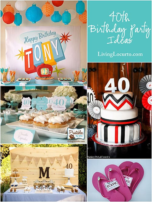 Mens 40Th Birthday Party Ideas
 40th Birthday Party Ideas