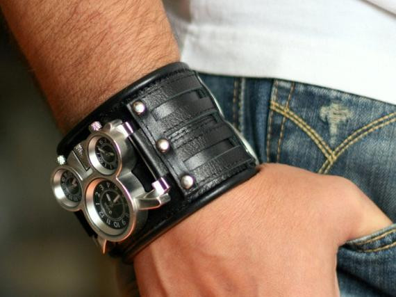 Mens Bracelet Watch
 Mens wrist watch bracelet Tuareg 5 Steampunk